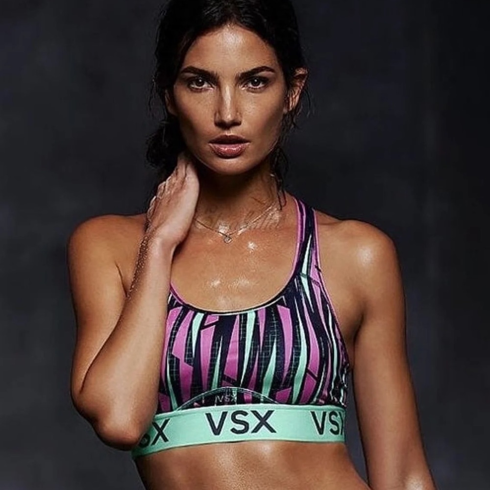 💝Victoria’s Secret Logo Band Player Sports Bra XS